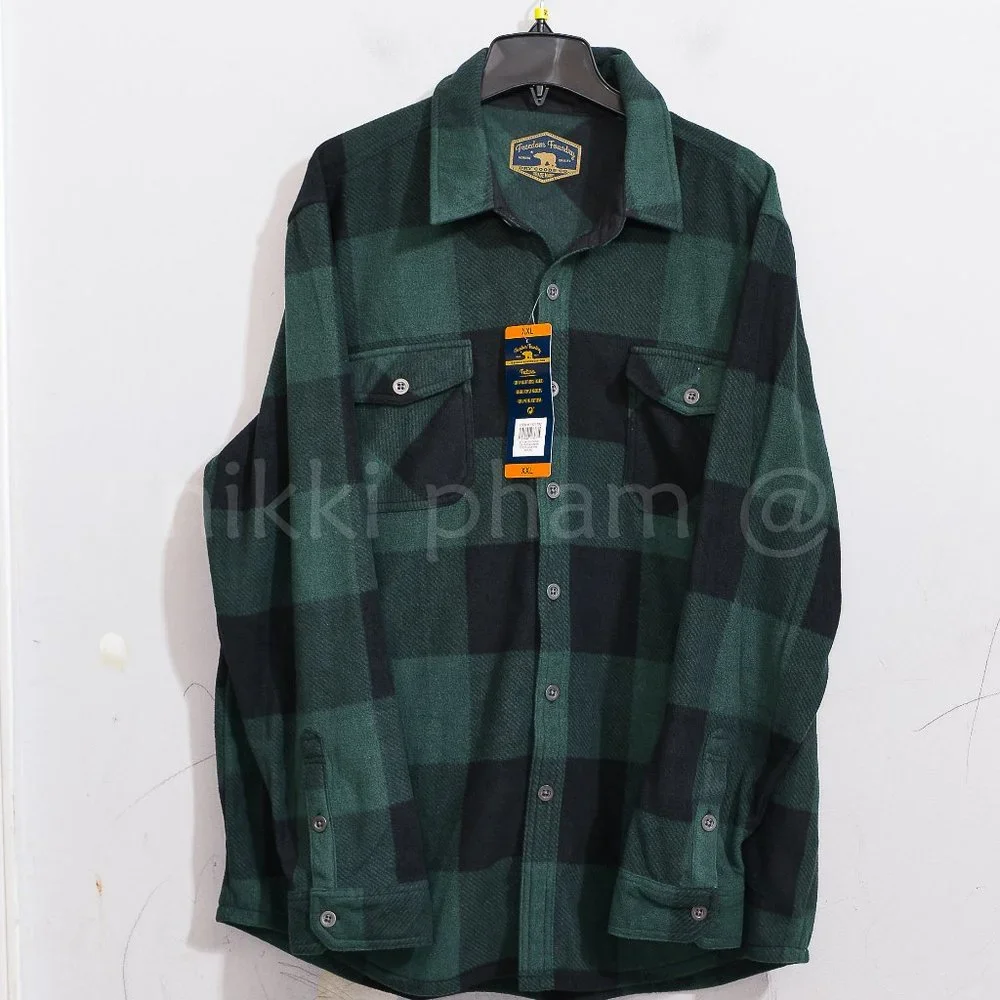 NWT Men’s Super Plush Shirt Jacket Freedom Foundry - Picture 2 of 6